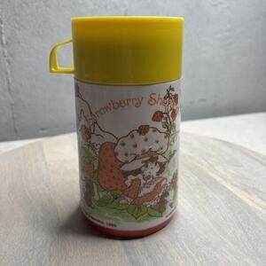 Vintage Strawberry Shortcake Thermos Aladdin American Greetings Made in USA